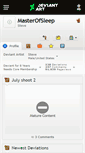 Mobile Screenshot of masterofsleep.deviantart.com