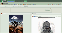 Desktop Screenshot of pinheadx.deviantart.com
