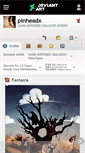 Mobile Screenshot of pinheadx.deviantart.com
