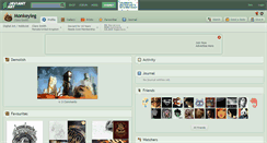 Desktop Screenshot of monkeyleg.deviantart.com