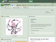 Tablet Screenshot of kyattsuai7.deviantart.com