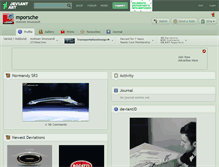 Tablet Screenshot of mporsche.deviantart.com