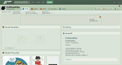 Desktop Screenshot of evilghostkitty.deviantart.com