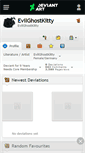 Mobile Screenshot of evilghostkitty.deviantart.com