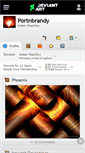 Mobile Screenshot of portnbrandy.deviantart.com