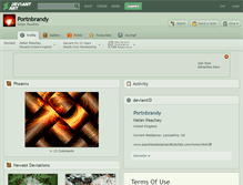Tablet Screenshot of portnbrandy.deviantart.com