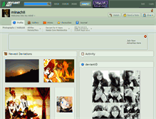 Tablet Screenshot of minachii.deviantart.com