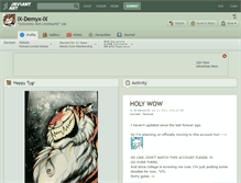 Tablet Screenshot of ix-demyx-ix.deviantart.com