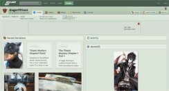 Desktop Screenshot of dragon999444.deviantart.com