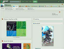 Tablet Screenshot of nidonocu.deviantart.com