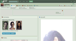 Desktop Screenshot of lilythula.deviantart.com