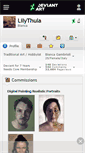 Mobile Screenshot of lilythula.deviantart.com