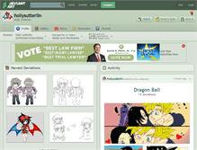 Tablet Screenshot of hollysutterlin.deviantart.com