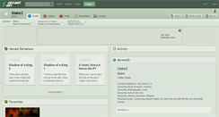 Desktop Screenshot of blake2.deviantart.com