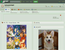 Tablet Screenshot of koizumichiaki.deviantart.com