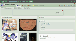Desktop Screenshot of coloriffic-fan-club.deviantart.com