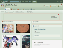 Tablet Screenshot of coloriffic-fan-club.deviantart.com