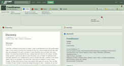 Desktop Screenshot of freeddeamon.deviantart.com