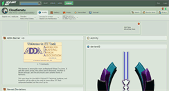 Desktop Screenshot of cloudsenatu.deviantart.com