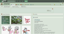 Desktop Screenshot of ldthedinger.deviantart.com