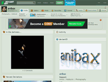 Tablet Screenshot of anibax.deviantart.com