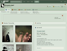Tablet Screenshot of grusom-merr.deviantart.com