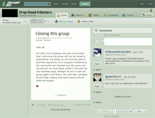 Tablet Screenshot of drop-dead-intense.deviantart.com