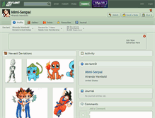 Tablet Screenshot of mimi-senpai.deviantart.com