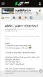 Mobile Screenshot of marthfans.deviantart.com
