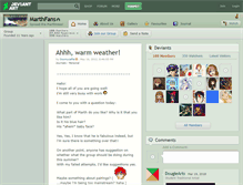 Tablet Screenshot of marthfans.deviantart.com