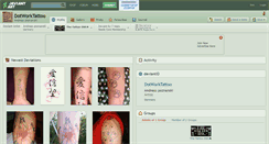 Desktop Screenshot of dotworktattoo.deviantart.com
