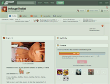 Tablet Screenshot of imrougethebat.deviantart.com