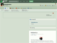 Tablet Screenshot of betomonero.deviantart.com