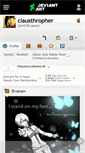 Mobile Screenshot of clausthropher.deviantart.com