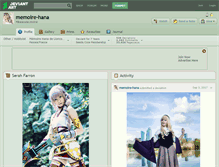 Tablet Screenshot of memoire-hana.deviantart.com