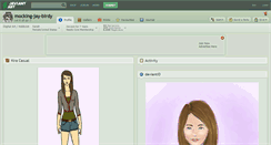 Desktop Screenshot of mocking-jay-birdy.deviantart.com