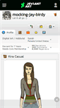 Mobile Screenshot of mocking-jay-birdy.deviantart.com
