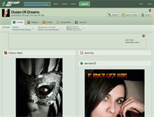 Tablet Screenshot of ocean-of-dreams.deviantart.com