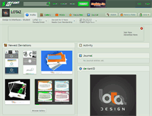Tablet Screenshot of lotaz.deviantart.com