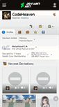 Mobile Screenshot of codeheaven.deviantart.com