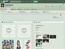 Tablet Screenshot of codeheaven.deviantart.com