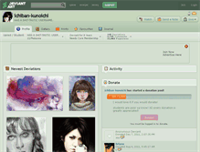 Tablet Screenshot of ichiban-kunoichi.deviantart.com