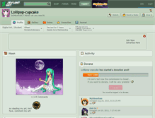 Tablet Screenshot of lollipop-cupcake.deviantart.com