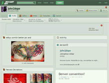 Tablet Screenshot of john2dope.deviantart.com