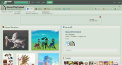 Desktop Screenshot of discordthetrollest.deviantart.com