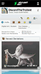 Mobile Screenshot of discordthetrollest.deviantart.com