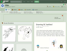 Tablet Screenshot of h-box.deviantart.com