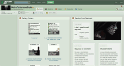 Desktop Screenshot of notreforteressebrule.deviantart.com