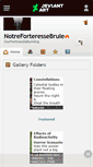 Mobile Screenshot of notreforteressebrule.deviantart.com