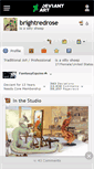 Mobile Screenshot of brightredrose.deviantart.com